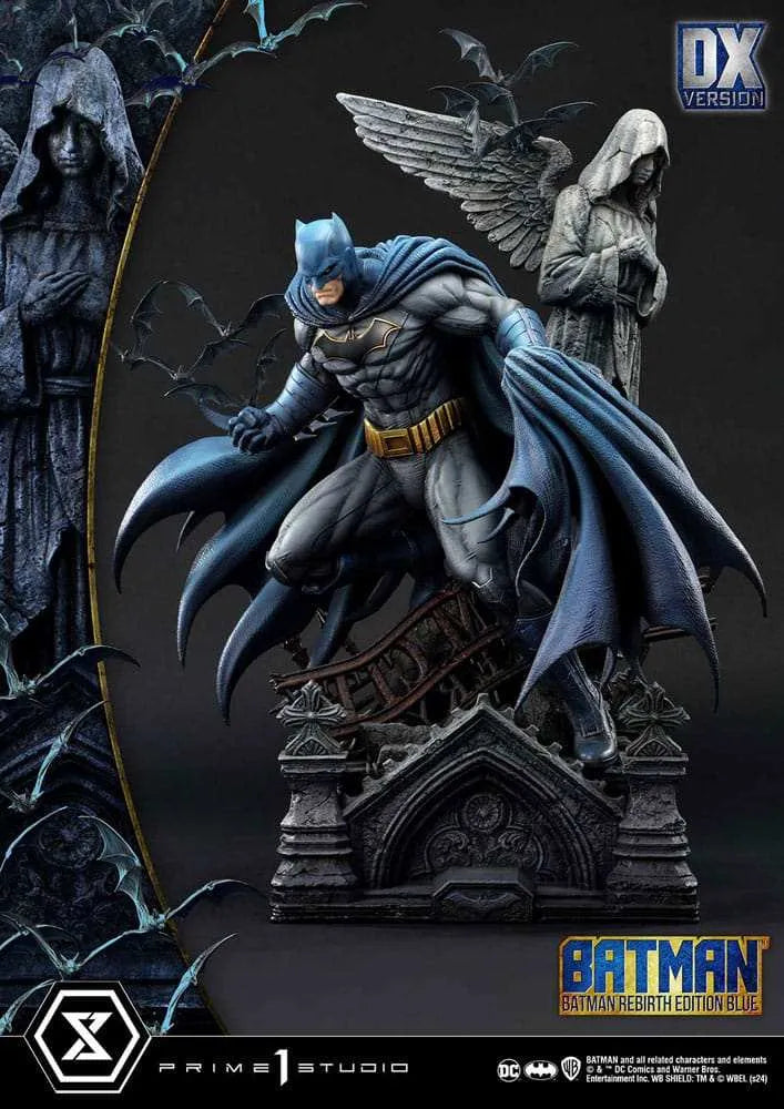 Batman Ultimate Premium Masterline Series Statue 1/4 Batman Rebirth Edition Blue Deluxe Version 71 cm - Smalltinytoystore