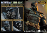 Batman Ultimate Premium Masterline Series Statue Batman Versus Killer Croc Deluxe Bonus Version 71 cm - Smalltinytoystore