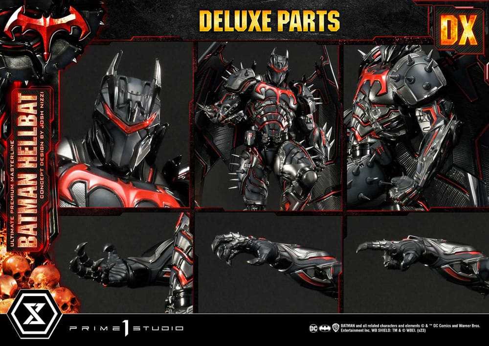 Batman Ultimate Premium Masterline Series Statue Hellbat Concept Design by Josh Nizzi Deluxe Version 76 cm - Smalltinytoystore