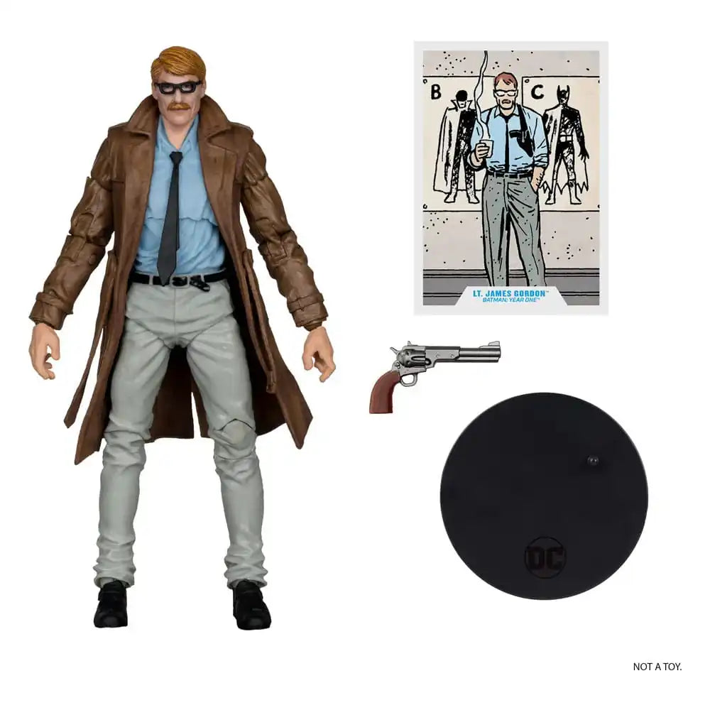 Batman Year One (Part 4) DC Multiverse Actionfigur Lt. James Gordon (Gold Label) 18 cm - Smalltinytoystore