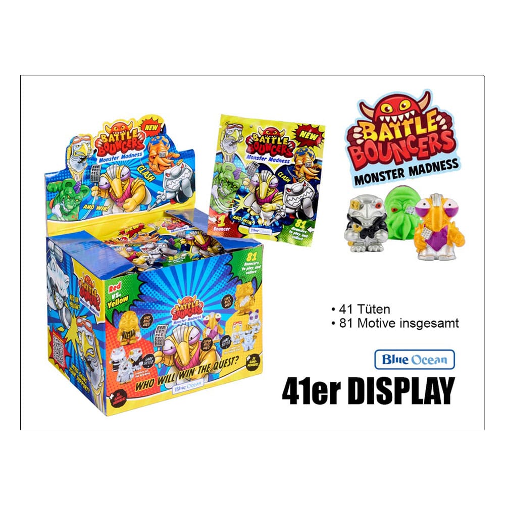 Battle Bouncers: Monster Madness Display (41) - Smalltinytoystore