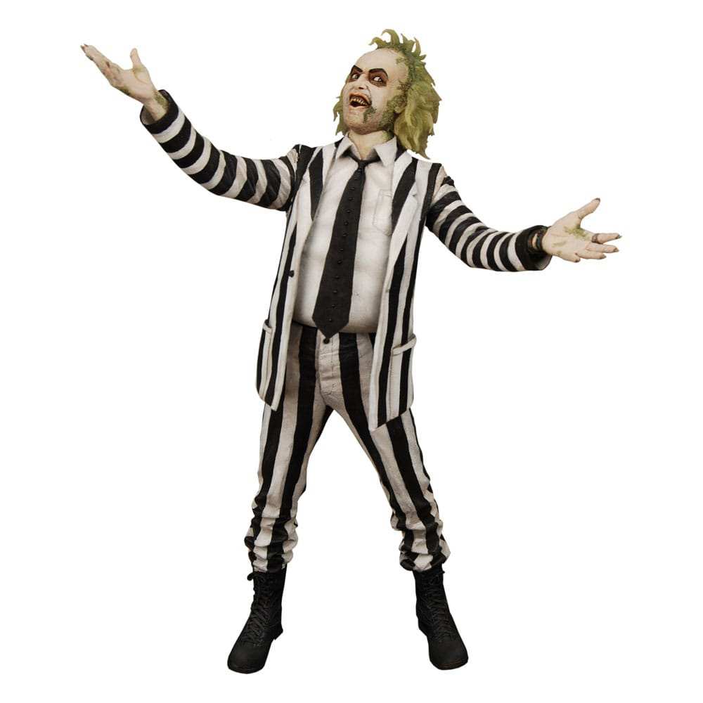 Beetlejuice 1988 Actionfigur 1/4 Striped Suit Beetlejuice 45 cm - Smalltinytoystore