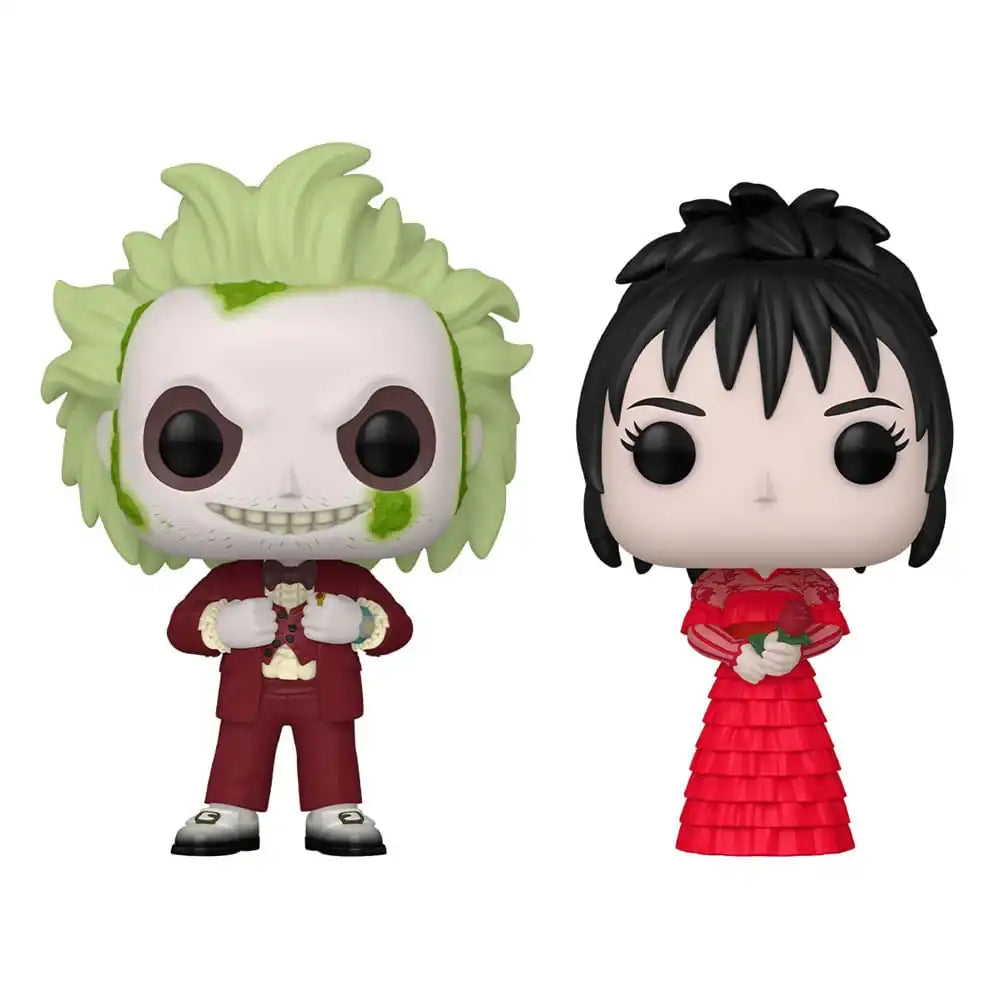 Beetlejuice 2 POP! Animation Vinyl Figuren 2er-Pack Beetlejuice & Lydia Deetz 9 cm - Smalltinytoystore