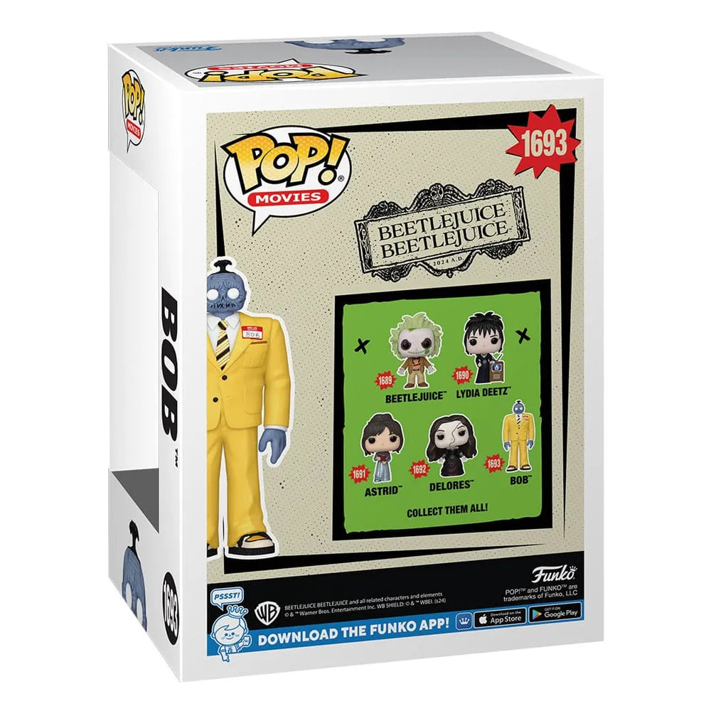 Beetlejuice 2 POP! Movies Vinyl Figur Bob 9 cm - Smalltinytoystore