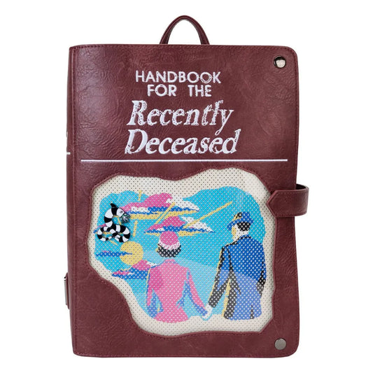 Beetlejuice by Loungefly Rucksack Mini Handbook for the recently Deceased Pin Trader - Smalltinytoystore