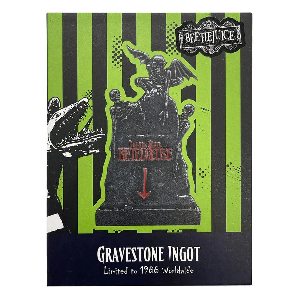 Beetlejuice Metallbarren Gravestone Limited Edition - Smalltinytoystore