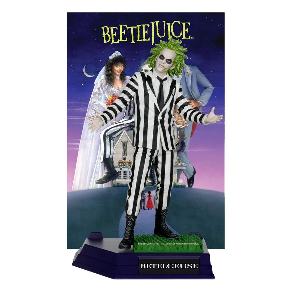 Beetlejuice Movie Maniacs PVC Statue Beetlejuice 17 cm - Smalltinytoystore