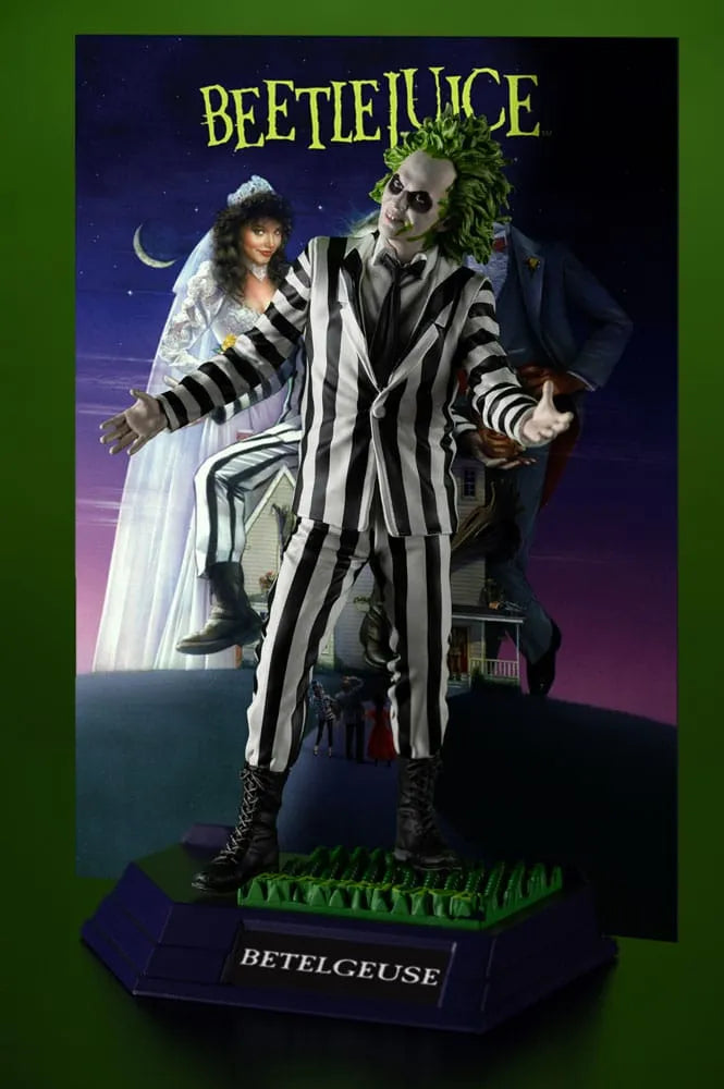 Beetlejuice Movie Maniacs PVC Statue Beetlejuice 17 cm - Smalltinytoystore