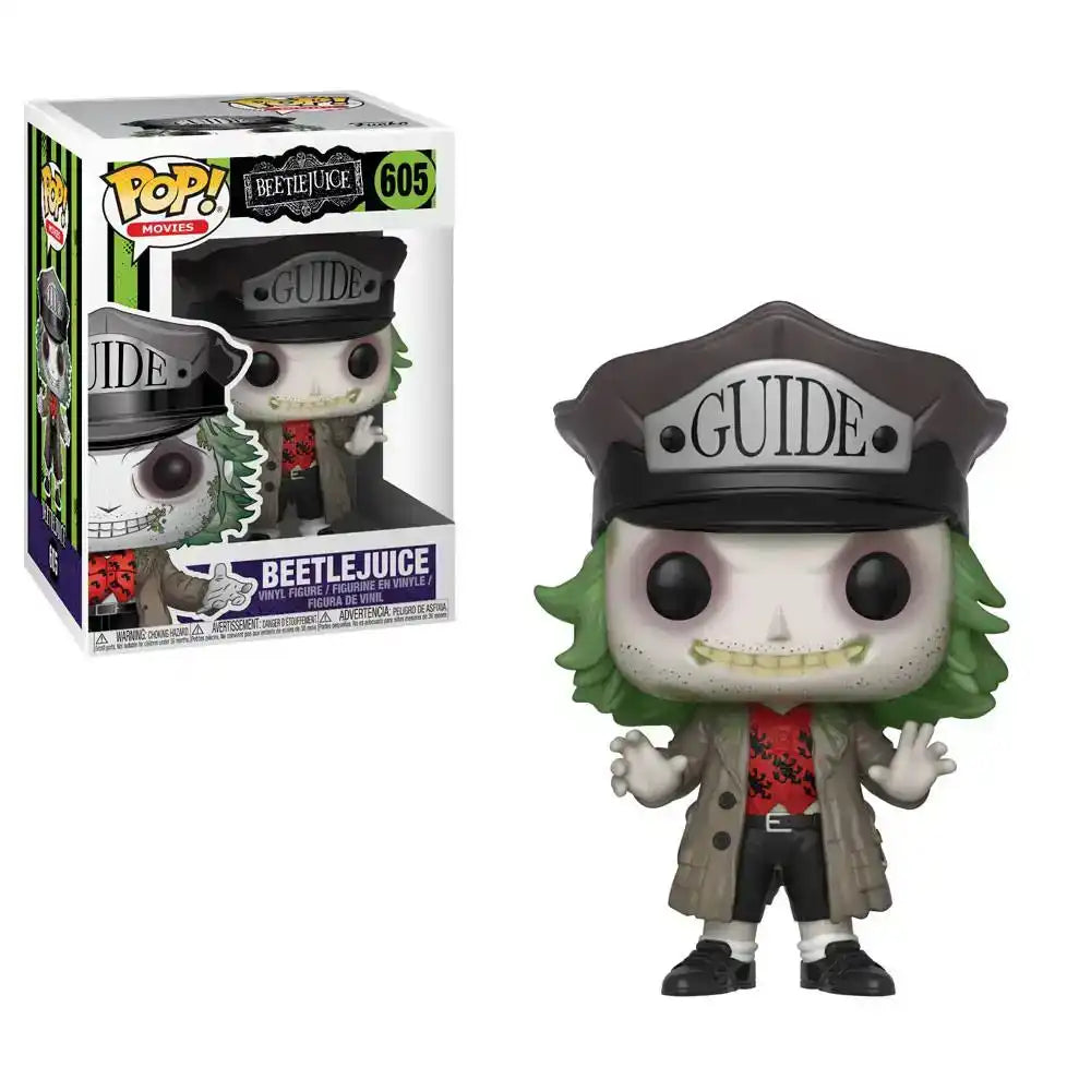 Beetlejuice POP! Horror Vinyl Figur Beetlejuice Guide Hat 9 cm - Smalltinytoystore