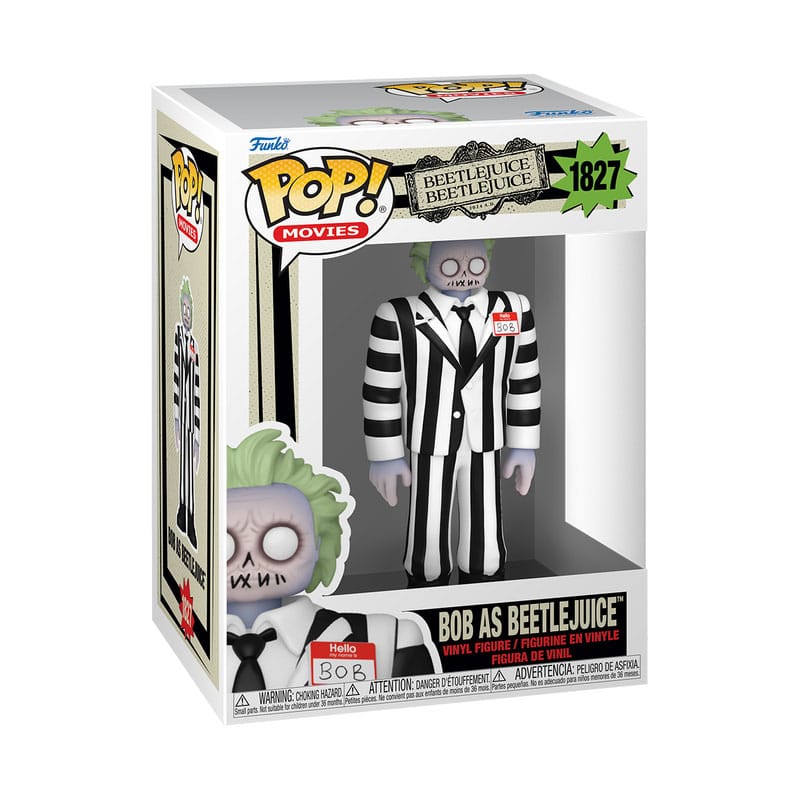 Beetlejuice POP! Movies Vinyl Figur BOB as Beetlejuice 9 cm - Smalltinytoystore