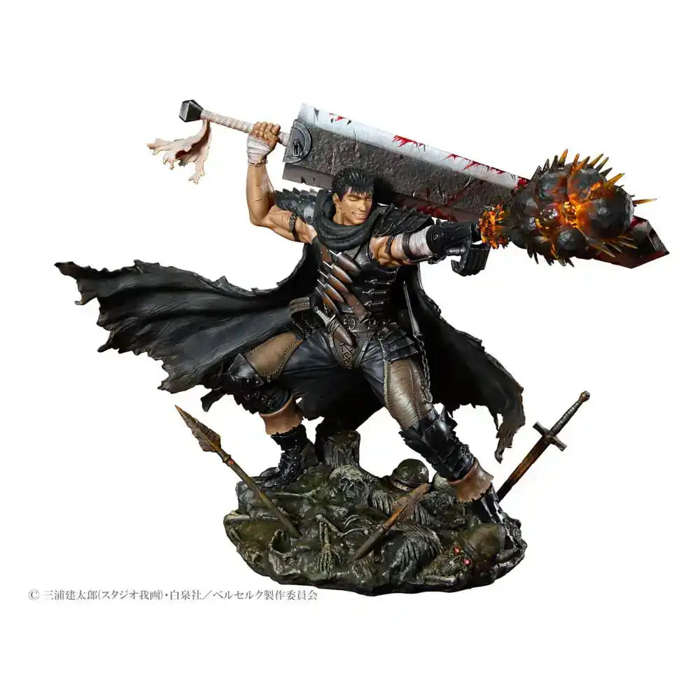 Berserk PVC Statue 1/7 Guts Black Swordsman Ver. 26 cm - Smalltinytoystore