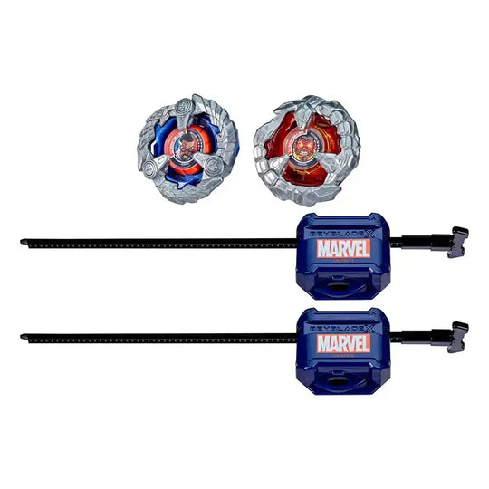 Beyblade X und Marvel Collab, Captain America 4-70GB vs. Red Hulk 1-80R