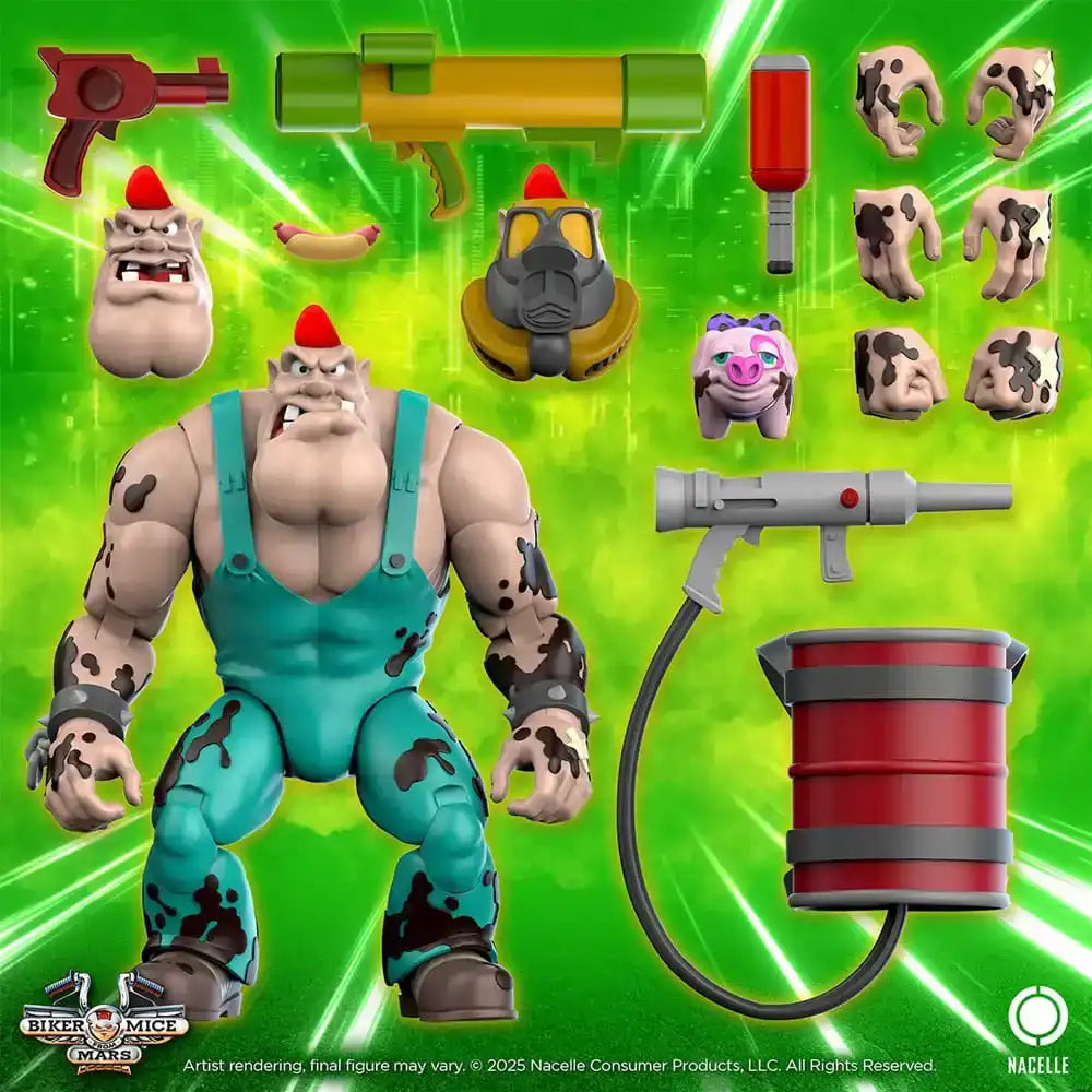Biker Mice From Mars Actionfigur Greasepit 23 cm - Smalltinytoystore
