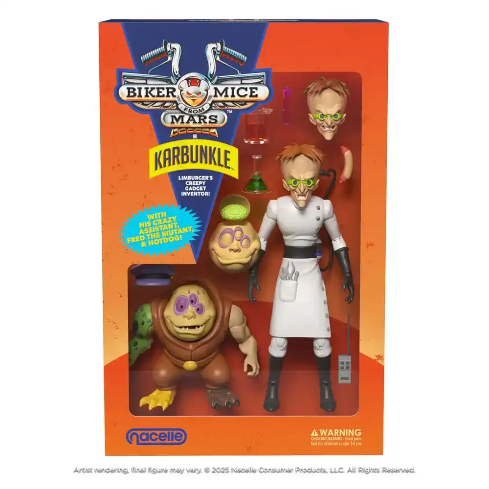 Biker Mice From Mars Actionfigur Karbunkle & Fred The Mutant 23 cm - Smalltinytoystore