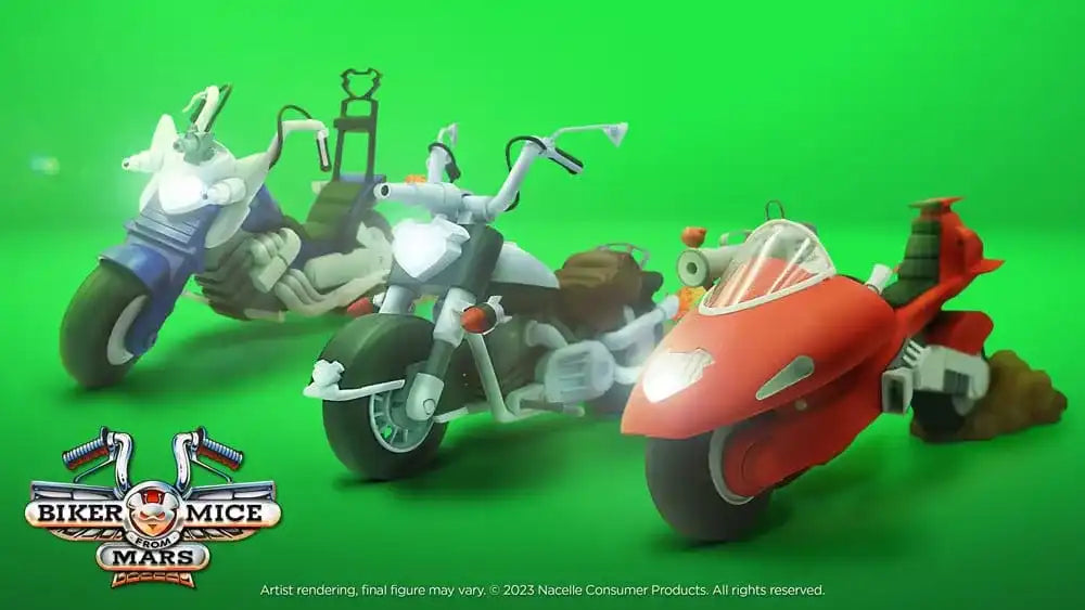Biker Mice From Mars Fahrzeuge 23 - 25 cm Sortiment (6) - Smalltinytoystore