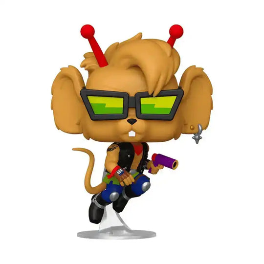 Biker Mice From Mars Pop! Animation Vinyl Figur Throttle 9 cm - Smalltinytoystore