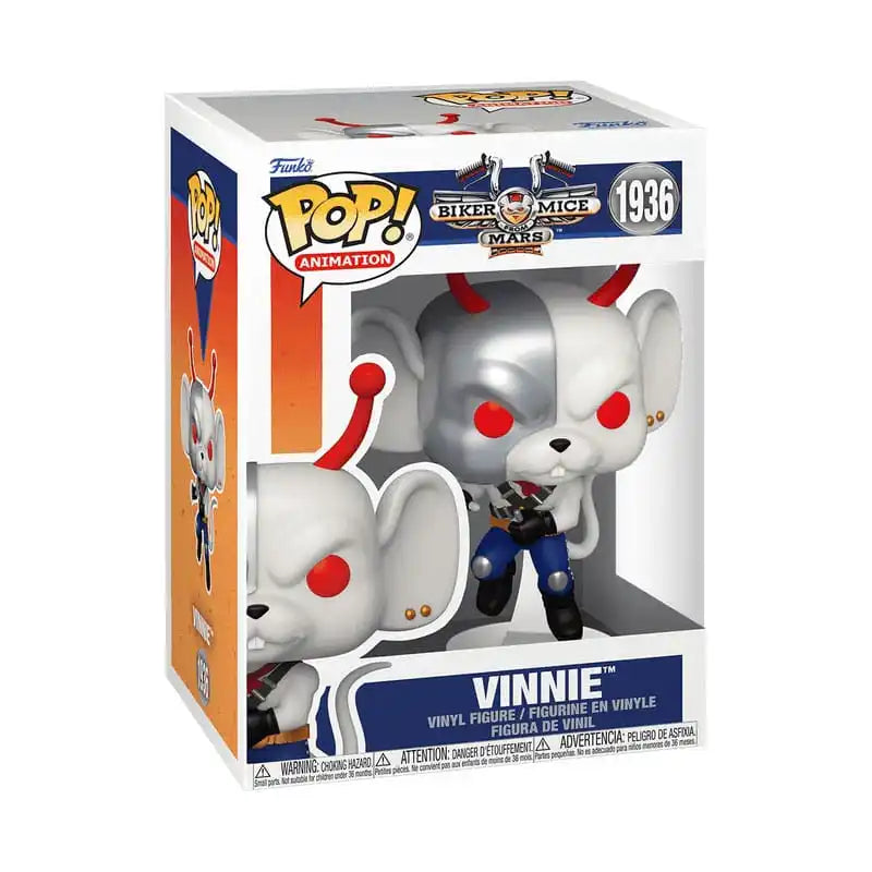 Biker Mice From Mars Pop! Animation Vinyl Figur Vinnie 9 cm - Smalltinytoystore