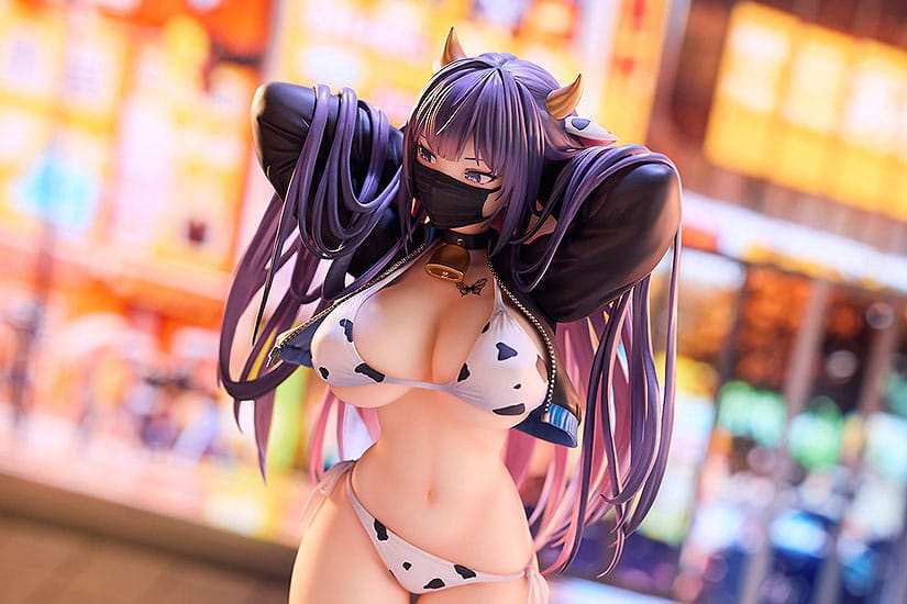 Biya Original Character Statue 1/6 Yuna: Cow Bikini Ver. 26 cm - Smalltinytoystore