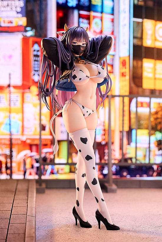 Biya Original Character Statue 1/6 Yuna: Cow Bikini Ver. 26 cm - Smalltinytoystore