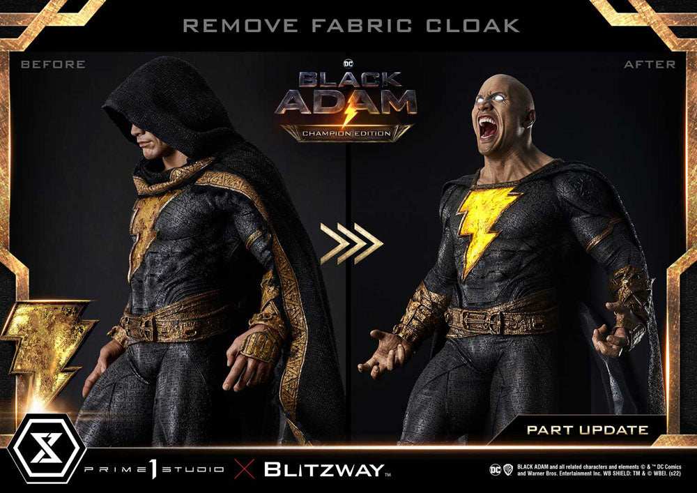 Black Adam Museum Masterline Statue 1/3 Black Adam Champion Edition 96 cm - Smalltinytoystore