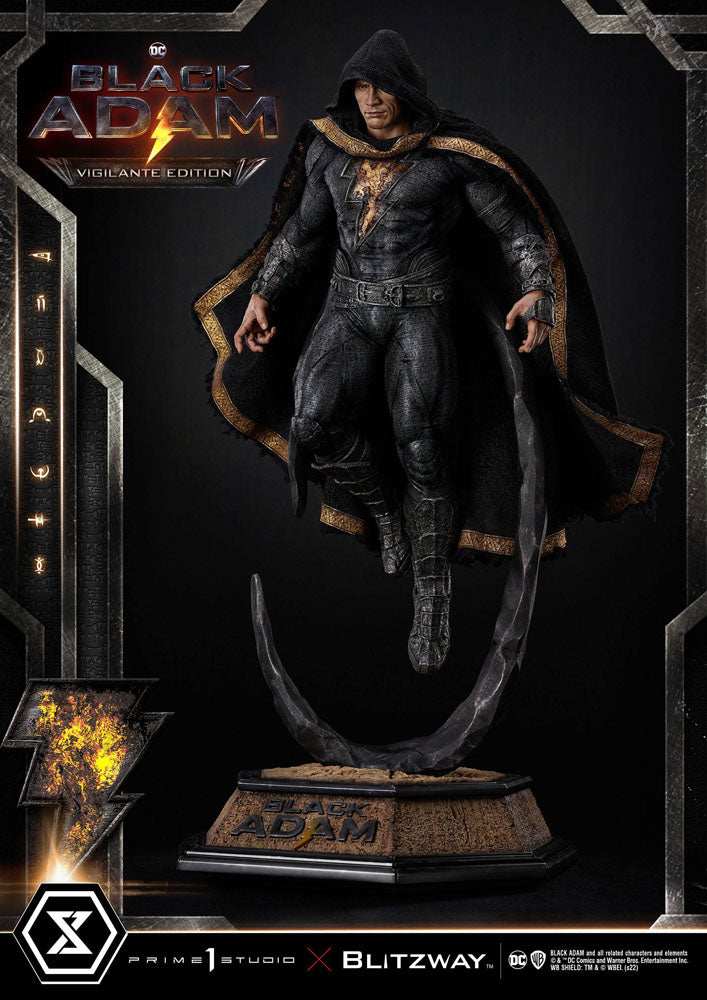 Black Adam Museum Masterline Statue 1/3 Black Adam Vigilante Edition 96 cm - Smalltinytoystore