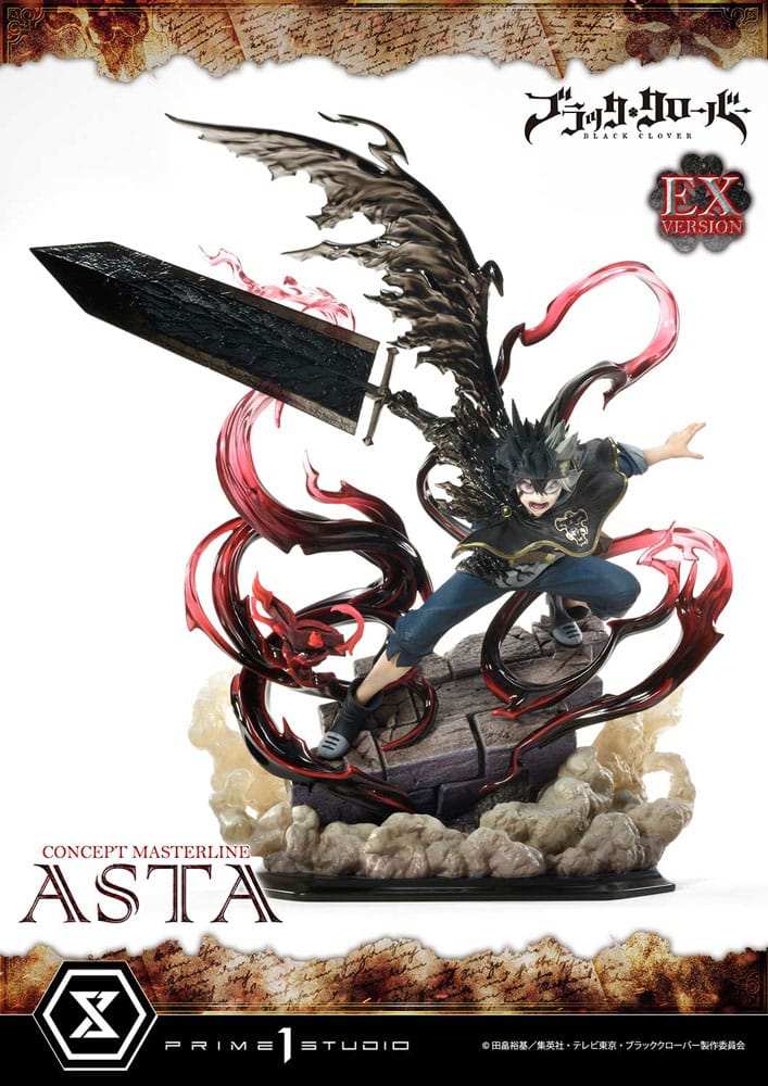 Black Clover Concept Masterline Series Statue 1/6 Asta Exclusive Ver. 50 cm - Smalltinytoystore