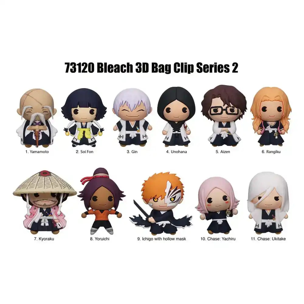 Bleach 3D PVC-Taschenanhänger Series 2 Display (24) - Smalltinytoystore