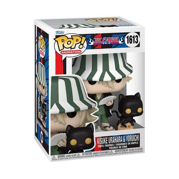 Bleach POP! Animation Vinyl Figur Kisuke w/Yoruichi 9 cm - Smalltinytoystore