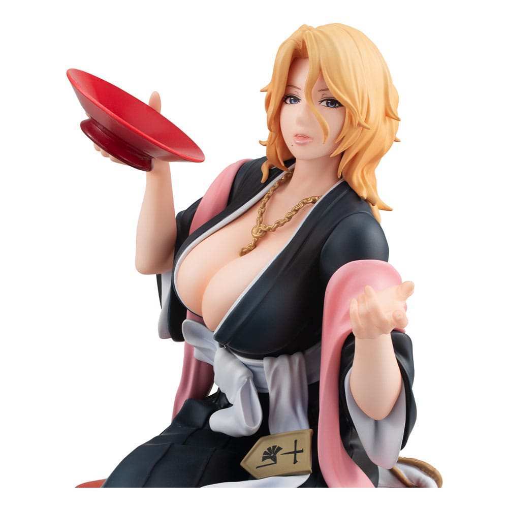 Bleach: Thousand-Year Blood War G.E.M. Serie PVC Statue Rangiku Matsumoto Tipsy Ver. 19 cm - Smalltinytoystore