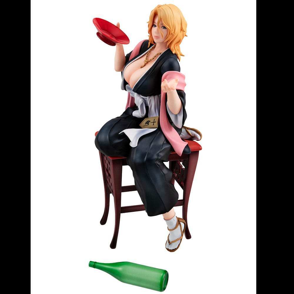 Bleach: Thousand-Year Blood War G.E.M. Serie PVC Statue Rangiku Matsumoto Tipsy Ver. 19 cm - Smalltinytoystore