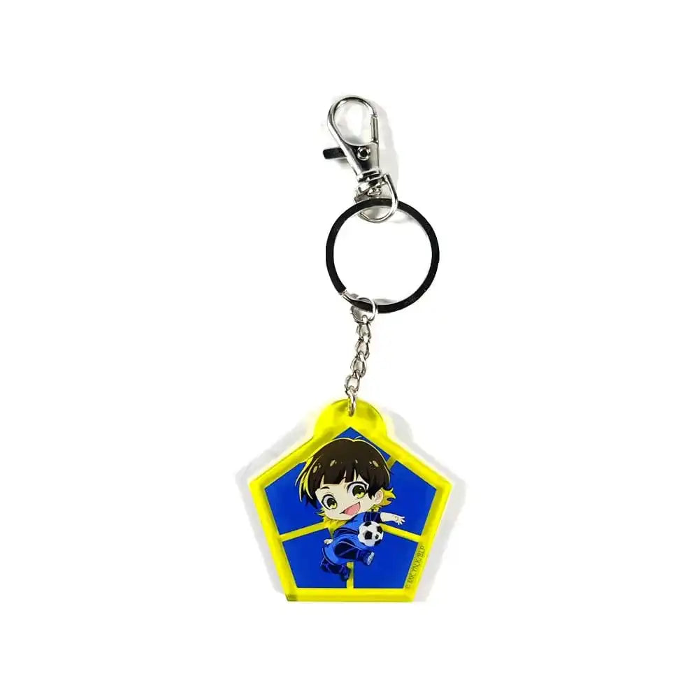 Blue Lock Acryl Schlüsselanhänger Meguru Rachira Chibi Style 5 cm - Smalltinytoystore