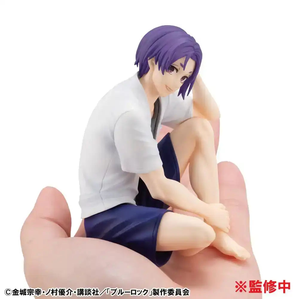 Blue Lock G.E.M. Serie PVC Statue Reo Mikage Palm Size 9 cm - Smalltinytoystore
