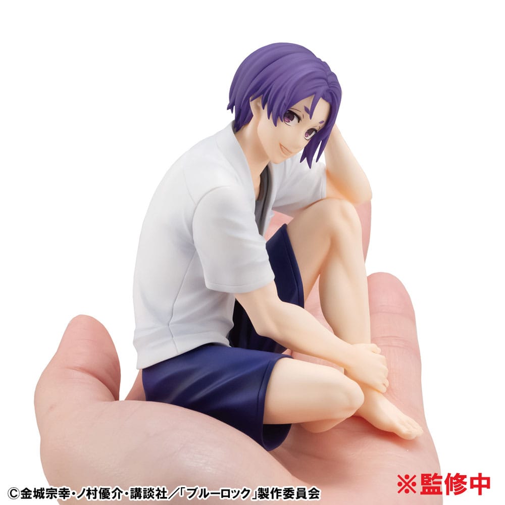 Blue Lock G.E.M. Serie PVC Statue Reo Mikage Palm Size 9 cm - Smalltinytoystore