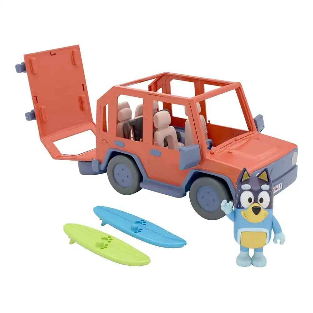 Bluey Actionfigur mit Fahrzeug Bluey Family Cruiser - Smalltinytoystore