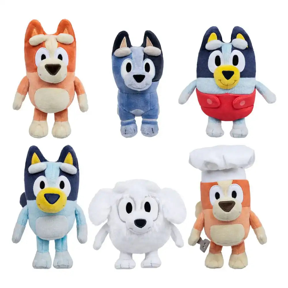 Bluey Plüschfiguren Bluey Basic 20 cm Sortiment (10) - Smalltinytoystore