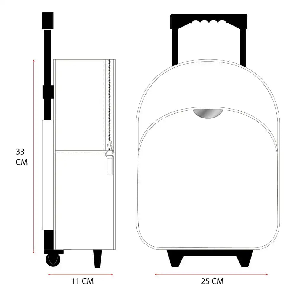Bluey Rucksack Trolley Jump into Fun 33 cm - Smalltinytoystore