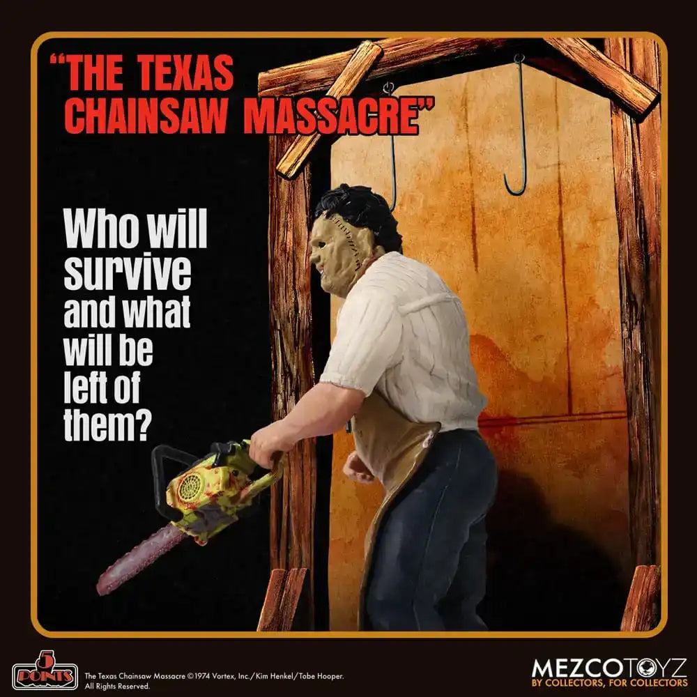 Blutgericht in Texas (1974) 5 Points Actionfigur Leatherface 10 cm - Smalltinytoystore