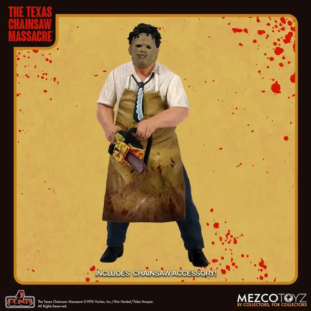 Blutgericht in Texas (1974) 5 Points Actionfigur Leatherface 10 cm - Smalltinytoystore