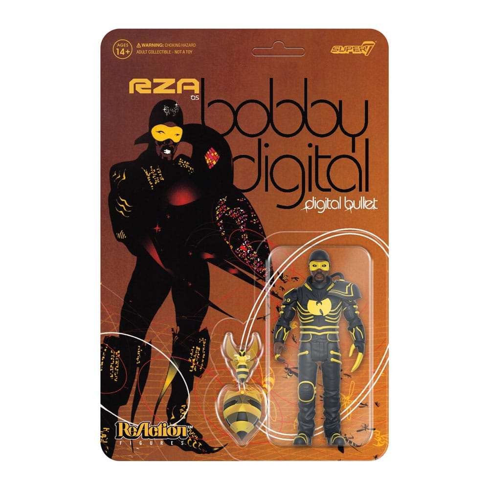 Bobby Digital ReAction Actionfigur RZA Digital Bullet 10 cm - Smalltinytoystore