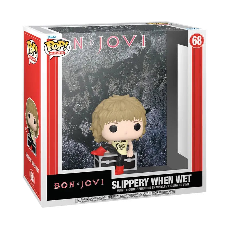 Bon Jovi POP! Albums Vinyl Figur Slippery When Wet 9 cm - Smalltinytoystore
