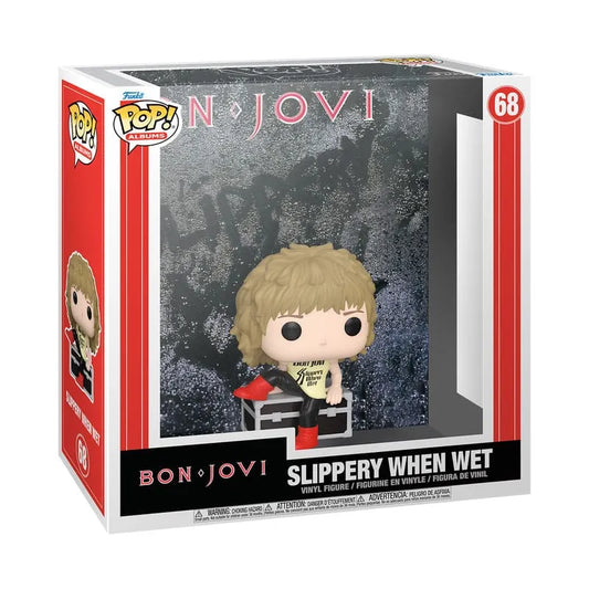 Bon Jovi POP! Albums Vinyl Figur Slippery When Wet 9 cm - Smalltinytoystore