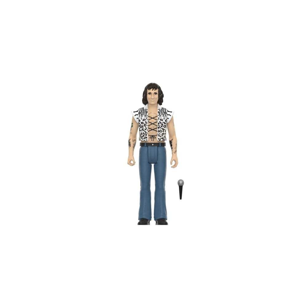 Bon Scott ReAction Actionfigur Wave 02 Bon Scott (Leopard Print) 10 cm - Smalltinytoystore