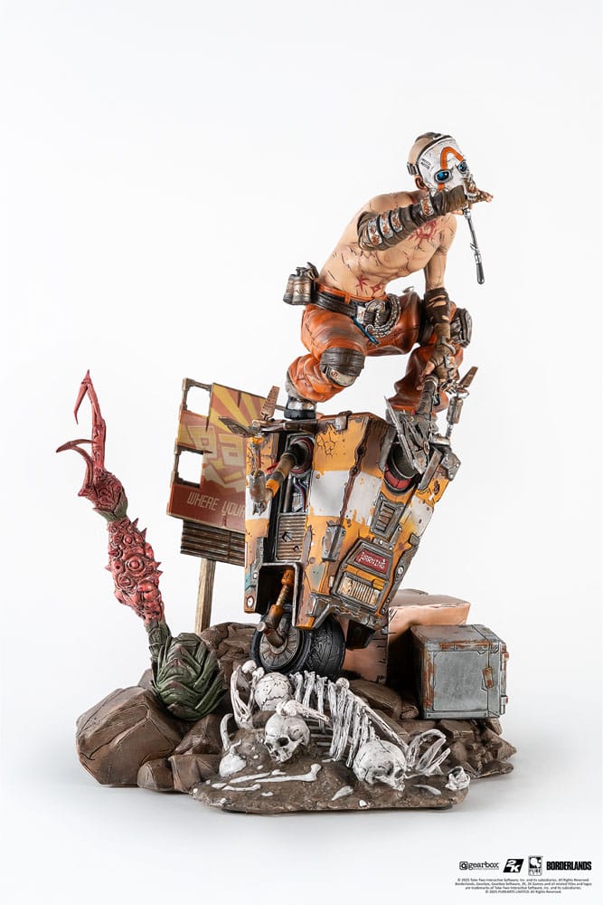Borderlands 3 Statue 1/6 Psycho & Claptrap Diorama 40 cm - Smalltinytoystore
