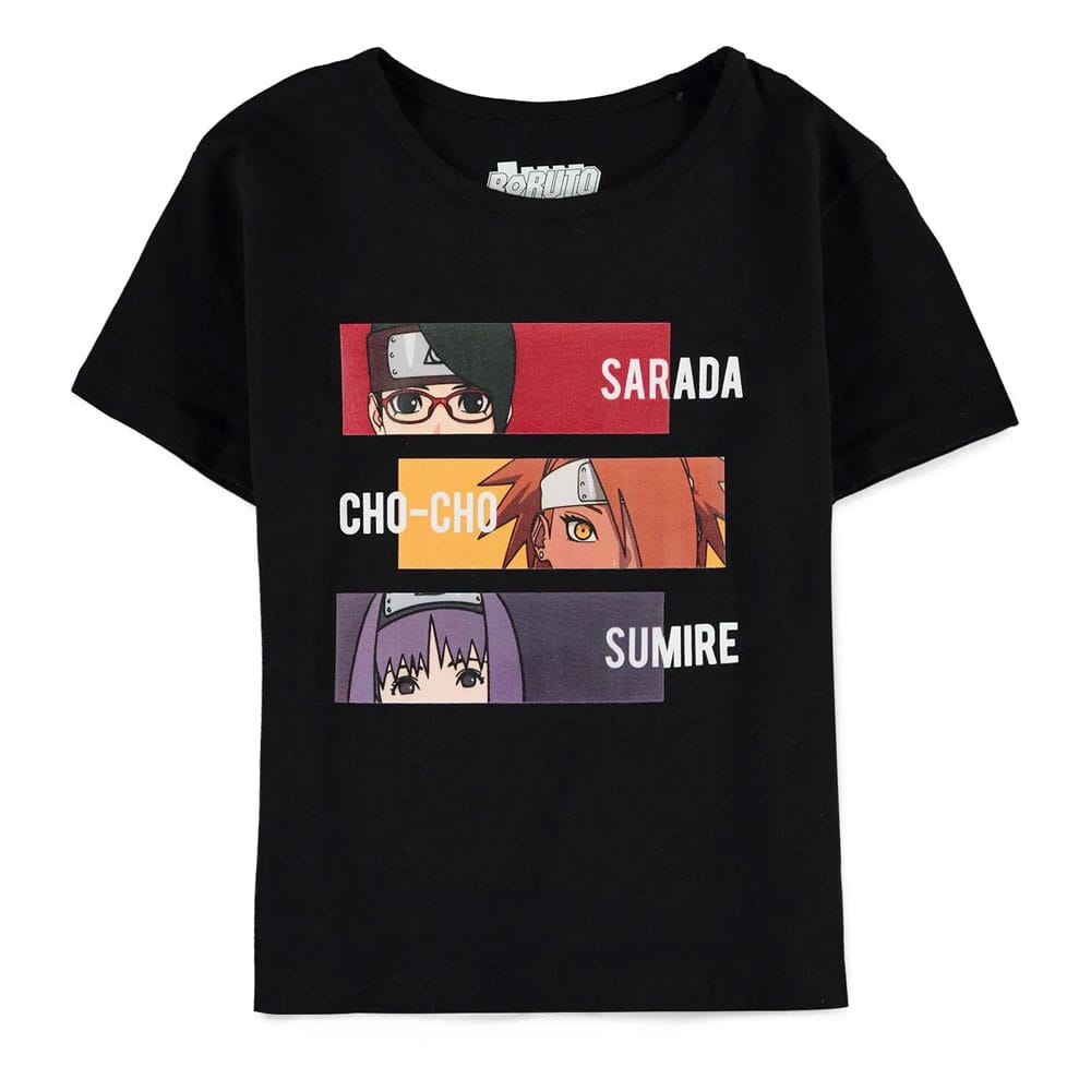 Boruto: Naruto Next Generations - Girls T-Shirt Größe 122-128 - Smalltinytoystore