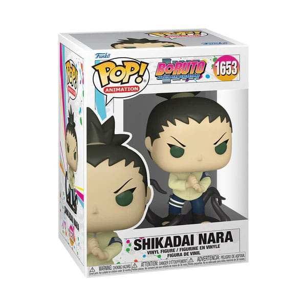 Boruto: Naruto Next Generations POP! Animation Vinyl Figur Shikadai 9 cm - Smalltinytoystore