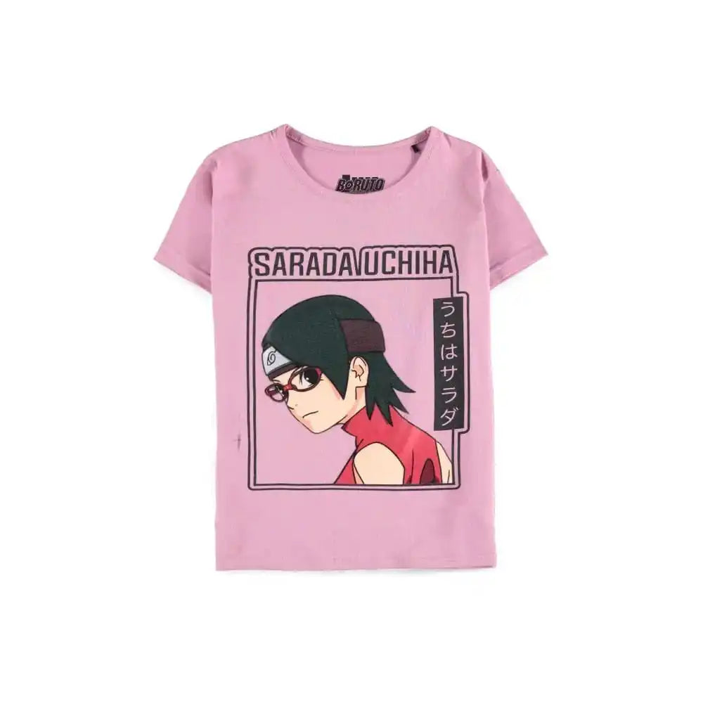 Boruto: Naruto Next Generations - Sarada Girls T-Shirt Größe 122-128 - Smalltinytoystore