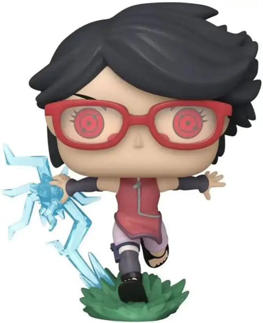 Boruto POP! Animation Vinyl Figur Sarada w/Sharingan(GW) Exclusive 9 cm - Smalltinytoystore