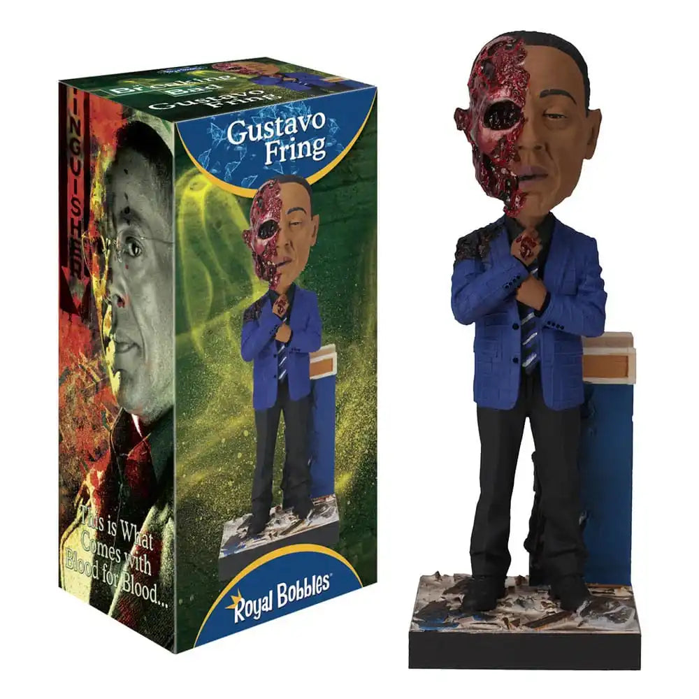 Breaking Bad Wackelkopf-Figur Gus Fring Face Off 20 cm - Smalltinytoystore
