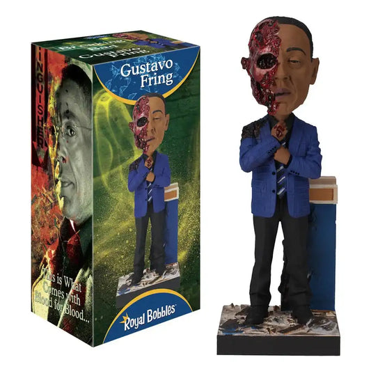Breaking Bad Wackelkopf-Figur Gus Fring Face Off 20 cm - Smalltinytoystore