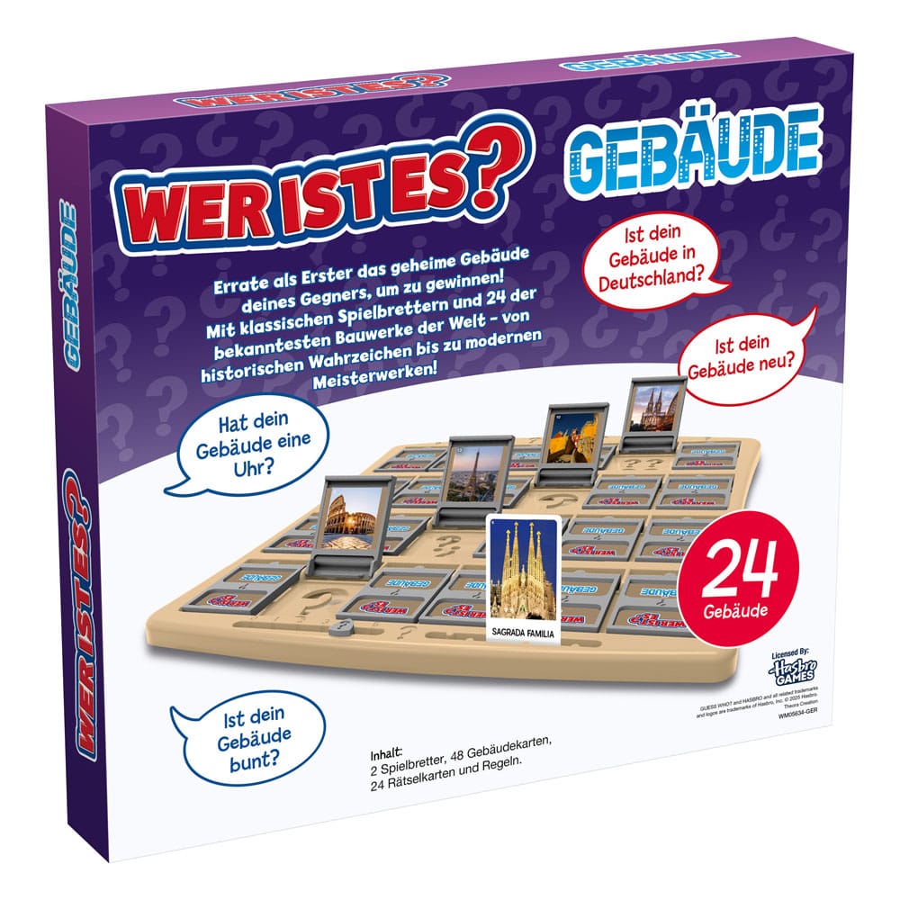 Brettspiel Wer ist es Berühmte Gebäude *Deutsche Version* - Smalltinytoystore